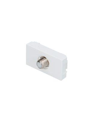 P614B - Toma para TV 1/3, línea Premium, color blanco Surtek