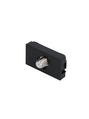 P614N - Toma para TV 1/3, línea Premium, color negro Surtek