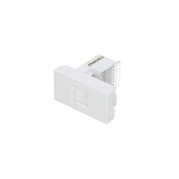 P615B - Toma para teléfono 1/3, línea Premium, color blanco Surtek