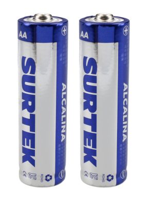 PA22A - Pila alcalina Surtek "AA",  2 piezas Surtek