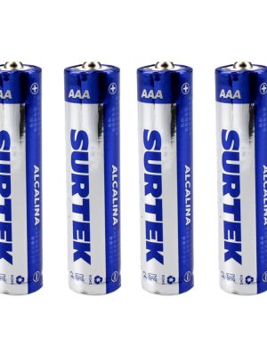 PA43A - Pila alcalina Surtek "AAA", 4 piezas Surtek