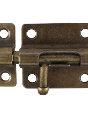 PABA8.jpg PABA8 - Pasador de sobreponer tipo barril acabado latón antiguo, 8 cm Lock