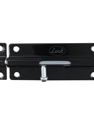 PABN6.jpg PABN6 - Pasador de sobreponer tipo barril acabado latón negro, 6 cm Lock