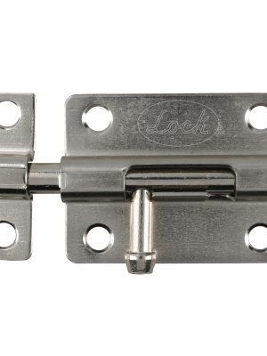 PABS8.jpg PABS8 - Pasador de sobreponer tipo barril acabado níquel satinado, 8 cm Lock