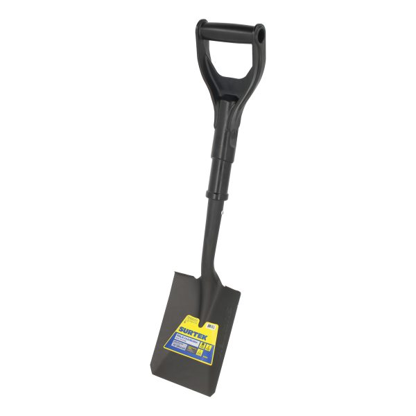 PALCCP - Pala cajuelera con mango de plástico con puño plástico "D", cuadrada Surtek