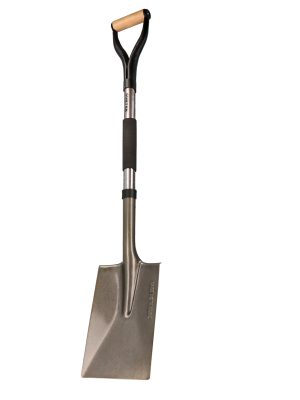 PALCM1 - Pala con mango metálico con puño metálico "Y", cuadrada Surtek