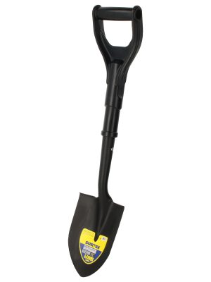 PALCRP - Pala cajuelera con mango de plástico con puño plástico "D", redonda. Surtek