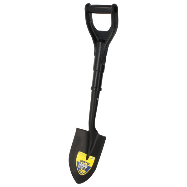 PALCRP - Pala cajuelera con mango de plástico con puño plástico "D", redonda. Surtek