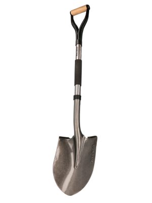 PALRM1 - Pala con mango de madera con puño contractor grip, redonda Surtek