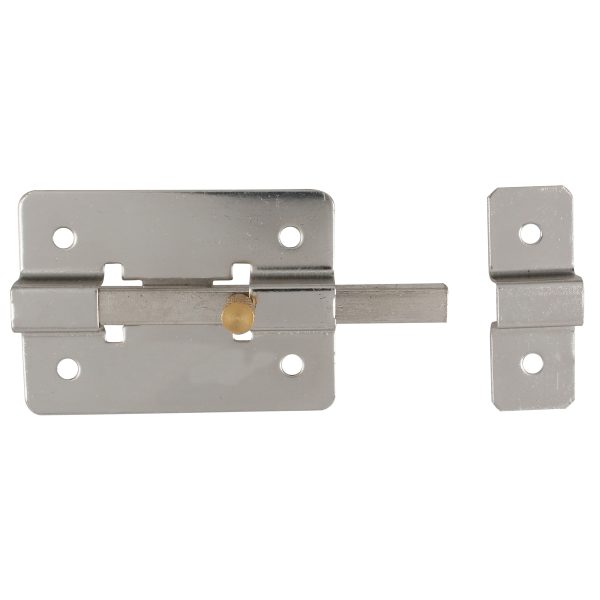 PASC8 - Pasador de sobreponer de barra cromo brillante 8 cm Lock