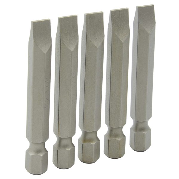 PF524 - Punta plana para destornillador hexágono de 1/4", 1/4" x 2" Surtek