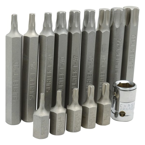 PFB15.jpg PFB15 - Juego de puntas Torx hexágono de 3/8", 15 piezas en blíster Surtek