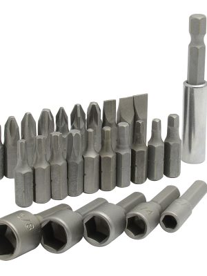 PFC29.jpg PFC29 - Juego combinado de puntas hexágono de 1/4" con adaptador magnético, 26 piezas en blíster Surtek