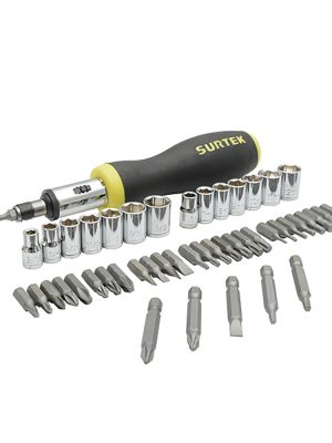 PFC52 - Juego de puntas y accesorios hexágono de 1/4", 52 piezas en blíster Surtek