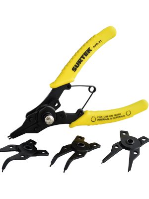 PFR01.jpg PFR01 - Pinza para anillos de retención con cabeza intercambiable, 5 piezas Surtek