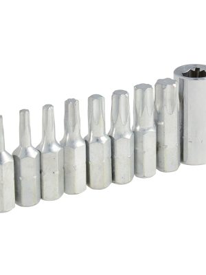 PFTX9.jpg PFTX9 - Juego de puntas Torx hexágono de 1/4", 4 piezas en blíster Surtek