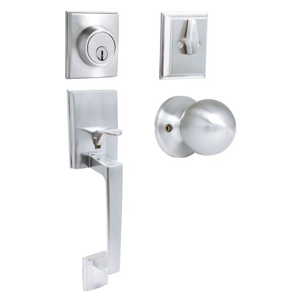 PGR60NV - Gatillo rectangular sólido para entrada función sencilla, níquel satinado, visual Prolok