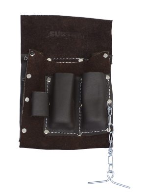 PHC4S - Portaherramientas de carnaza, 4 bolsillos Surtek