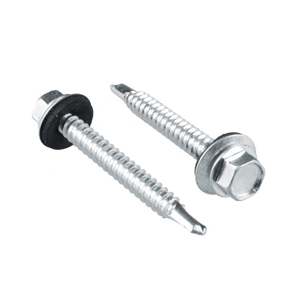 PHR141 - Pija cabeza hexagonal con rondana y punta de broca 1" x #14, 100 piezas Surtek