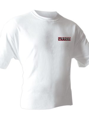 PLA200M - Playera cuello redondo color blanco talla M Urrea
