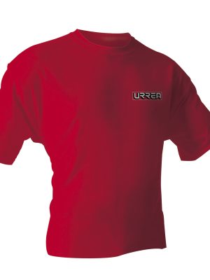 PLA201M - Playera cuello redondo color rojo talla M Urrea