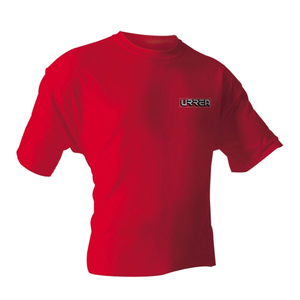 PLA201X - Playera cuello redondo color rojo talla XL Urrea