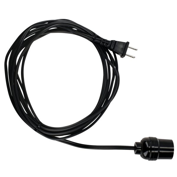 POC4 - Portalámpara con cable de alimentación 2 x 18 4 m Surtek