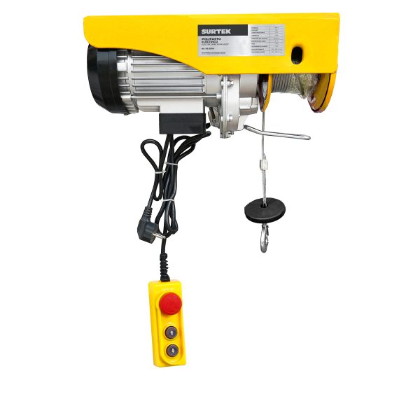 POLEC2 - Polipasto eléctrico 1 ramal,  0.6 ton, cable 12 m Surtek