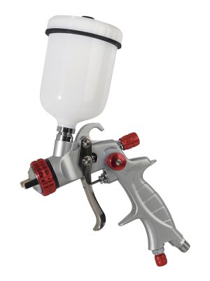 PPG10 - Pistola para pintar con alimentación de gravedad, capacidad 100 ml, 22 PSI Urrea