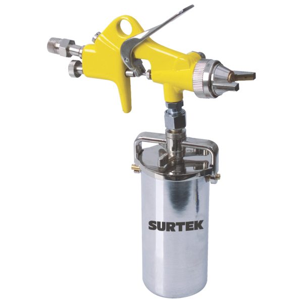 PPT1 - Pistola para pintar terminados con vaso, capacidad 200 ml, 72 PSI Surtek
