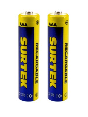 PR23A - Pila recargable Surtek "AAA", 2 piezas Surtek