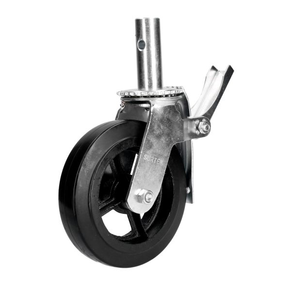 RA20B.jpg RA20B - Rodaja de hule para andamio con freno 8" Surtek