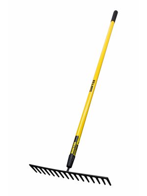 RASF16 - Rastrillo recto para asfalto con mango fibra de vidrio 60", 16 dientes Surtek