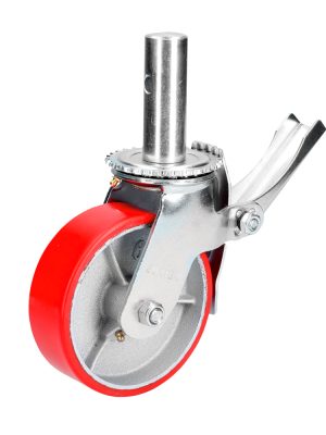 RB15B - Rodaja de poliuretano para andamio con freno 6" Surtek