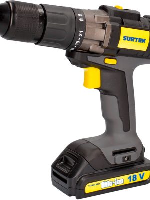 RB718A.jpg RB718A - Rotomartillo de impacto 1/2" a batería Litio-ion 18 V, 35 Nm Surtek