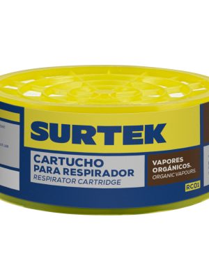 RC01 - Cartucho para respirador con protección para vapores orgánicos Surtek