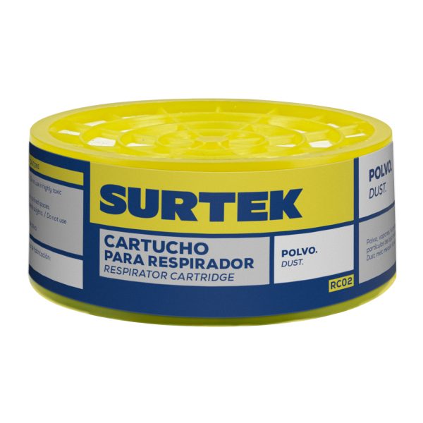 RC02 - Cartucho para respirador con protección para polvo Surtek