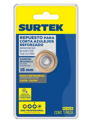 RCAZR - Repuesto de cuchilla para corta azulejos 15 mm CAZ16, CAZ20 Surtek