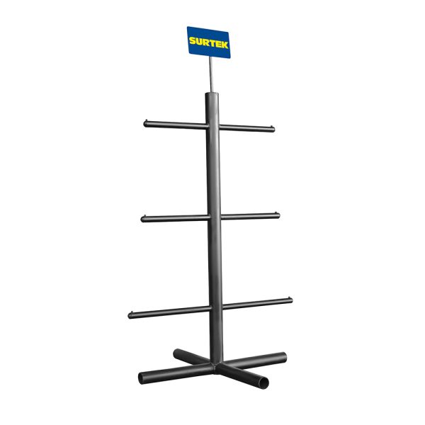 RCUERDA - Exhibidor de piso para cuerdas de polipropileno 90 x 186 x 91 cm Surtek
