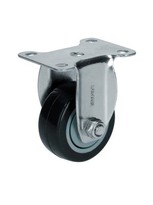 RG7F.jpg RG7F - Rodaja de poliuretano negro fija 3" Surtek