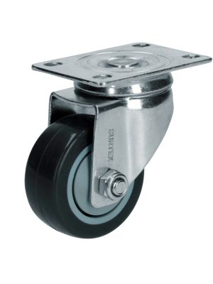 RG7G.jpg RG7G - Rodaja de poliuretano negro giratoria 3" Surtek