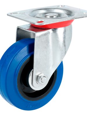 RGO7G - Rodaja de goma elástica giratoria azul 3" Surtek