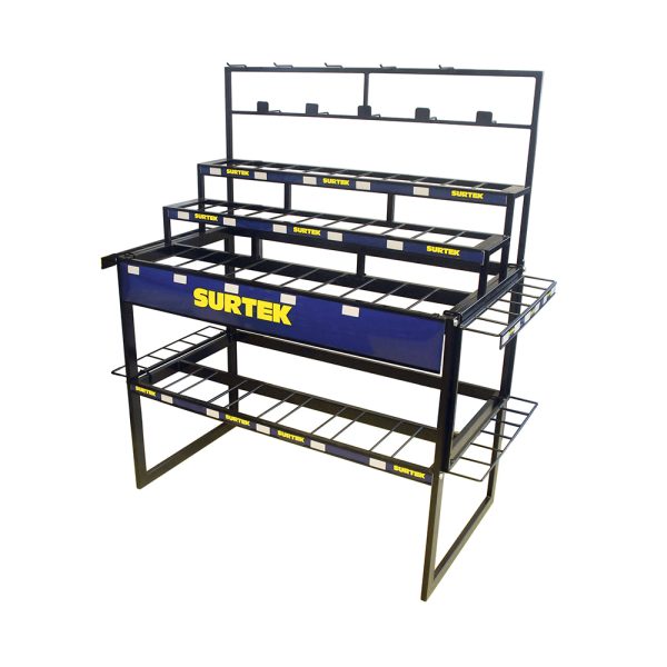 RGOLPE - Rack de piso para herramienta de golpe 138 x 64 x 150 cm Surtek