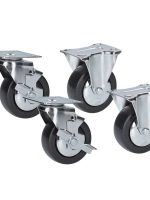 RGREF2.jpg RGREF2 - Juego de ruedas para gabinetes serie H, 4 piezas Urrea