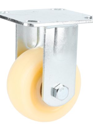 RN10F - Rodaja de polipropileno blanca fija 4" Surtek