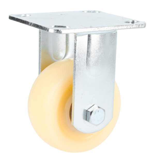 RN10F.jpg RN10F - Rodaja de polipropileno blanca fija 4" Surtek