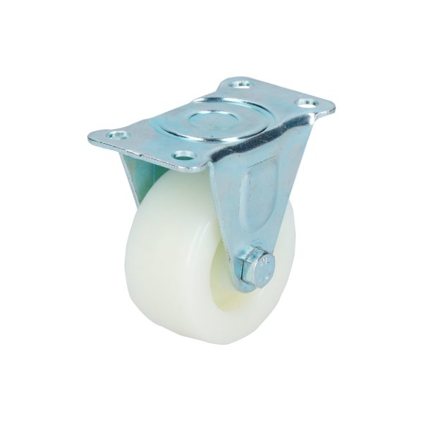 RN5F - Rodaja de polipropileno blanca fija 2" Surtek