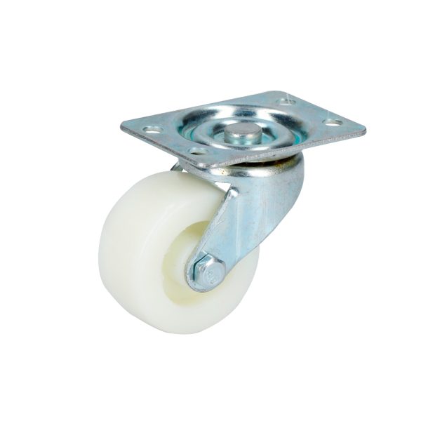 RN5G - Rodaja de polipropileno blanca giratoria 2" Surtek