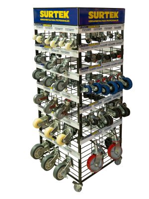 RRUEDC - Rack con ruedas y rodajas, 172 piezas Surtek