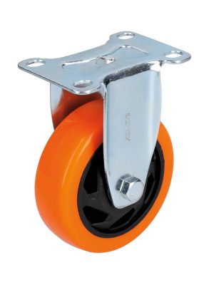 RV7F - Rodaja de PVC naranja fija 3" Surtek